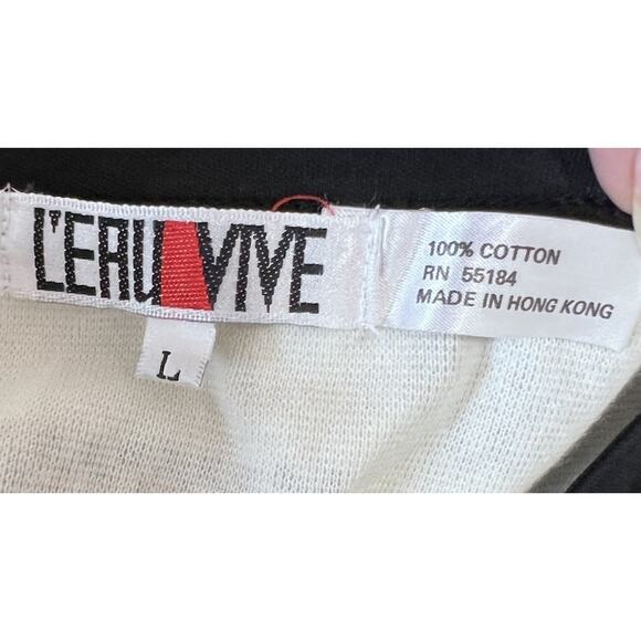 L'eau Vive Vintage Hong Kong Black Ivory Check Old Money Cardigan Toggle Sweater - Picture 6 of 6